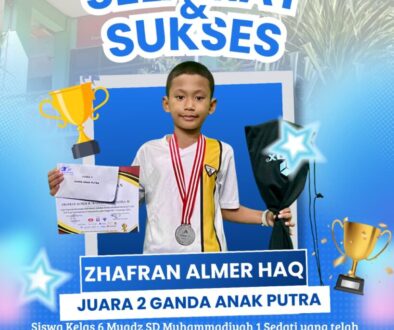 juara 2 ganda anak putra