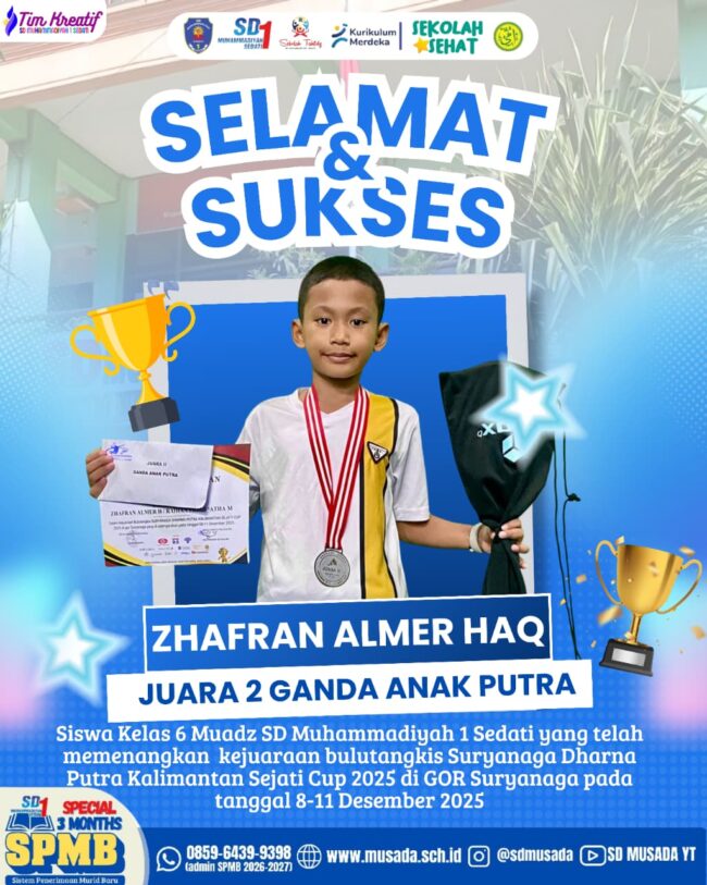 juara 2 ganda anak putra